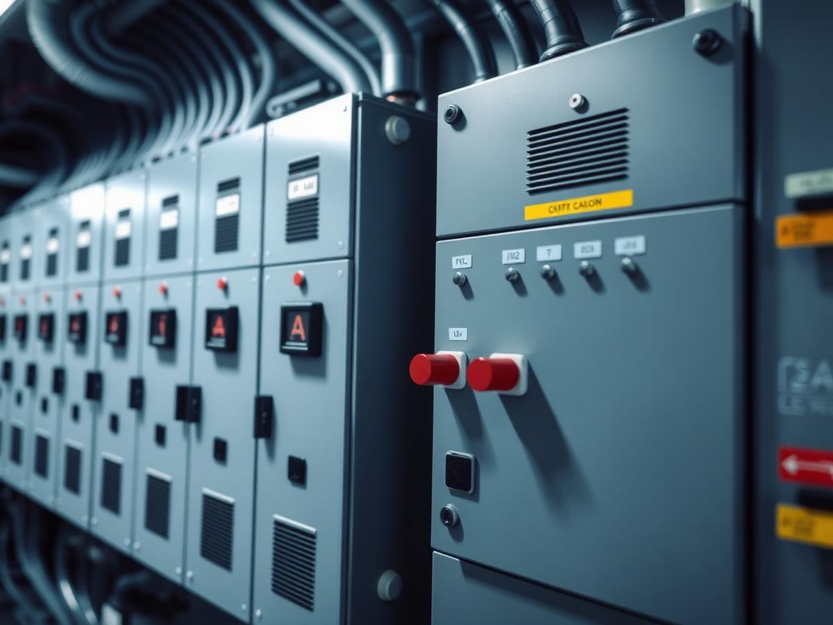 Industrial switchgear and distribution panels